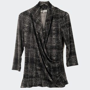 Chaus New York Long Sleeve Top Size L